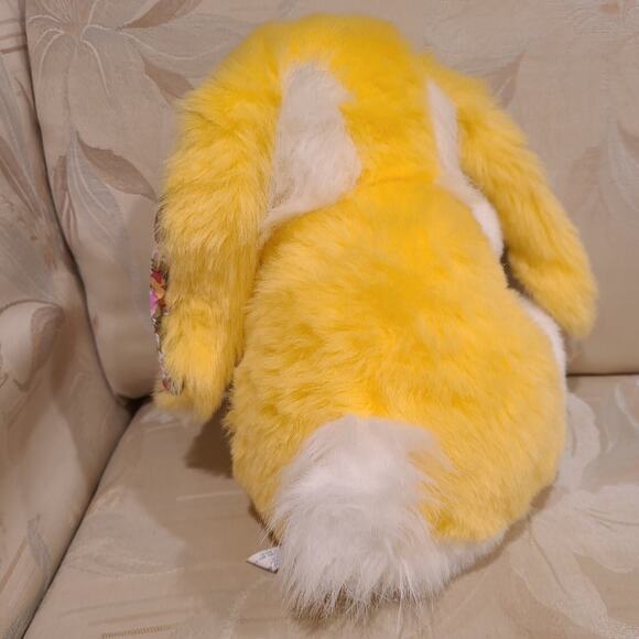 Easter Bunny Plush Rabbit Soft Stuffed Animal Cottage Core Lot Vintage - Picture 8 of 11